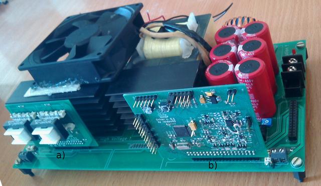 Full-bridge power supply with attached UniSP module